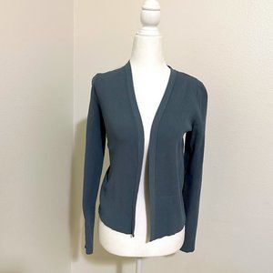 Womens XS ribbed open front cardigan NWT